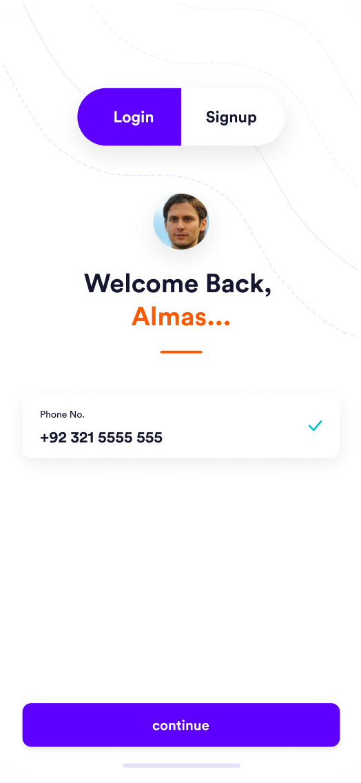 Mobile mockup screenshot 1